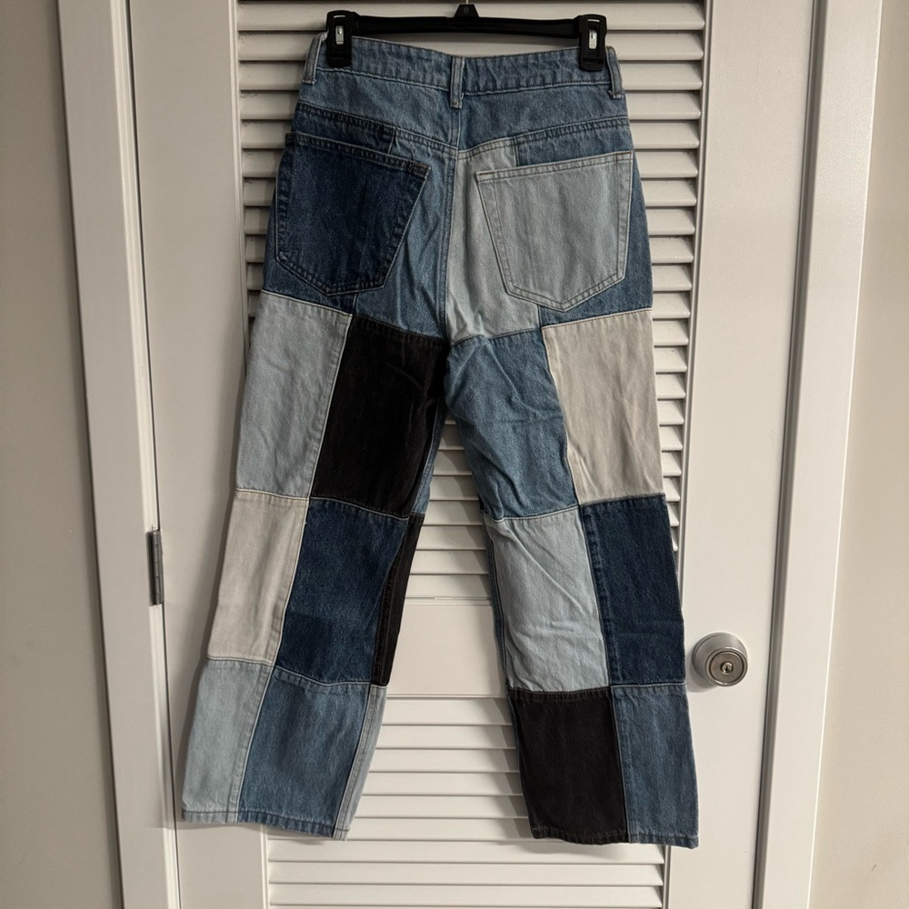 Signature8 High Rise Blue and Black Jeans - Picture 5 of 7
